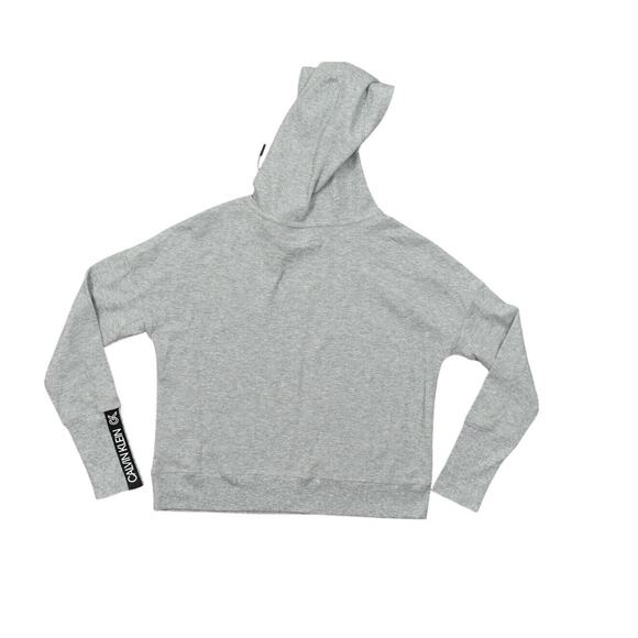 Calvin Klein Gray Pullover Sweater Cotton Blend S Performance Waffle - Picture 2 of 7